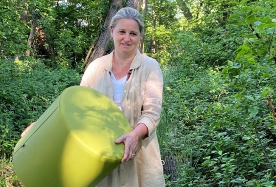 Inge Nuyens poef rechthoek